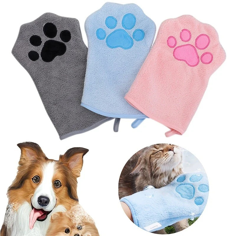 Pet Bathing Glove (1 Glove Without Shampoo)